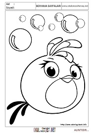 angry-birds-stella boyama sayfaları